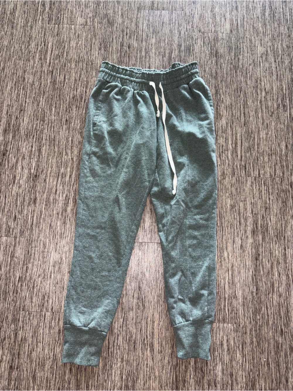 Women’s Green Drawstring Jogger Bottoms
